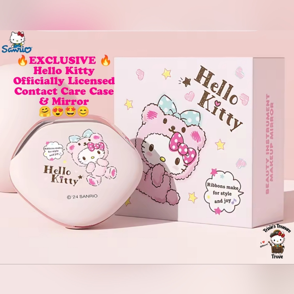 EXCLUSIVE - Hello Kitty Officially Licensed Contact Care Case & Mirror